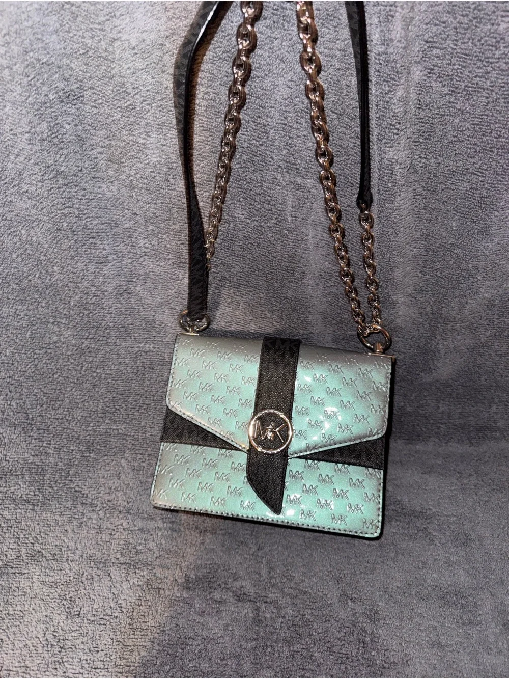 Michael Kors Greenwich Crossbody Bag with Chain Strap